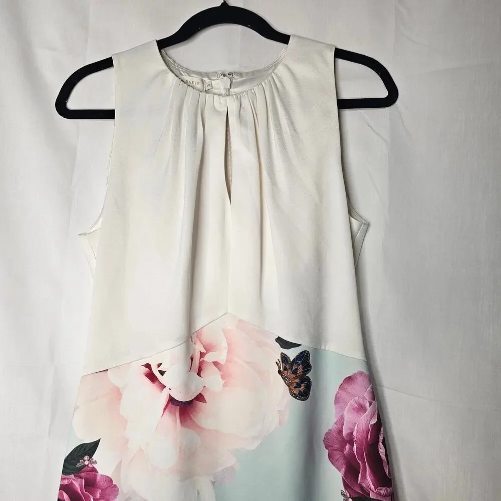 Ted Baker London - Annile Magnificent Ruched Bodycon Dress size 3 - Picture 3 of 8